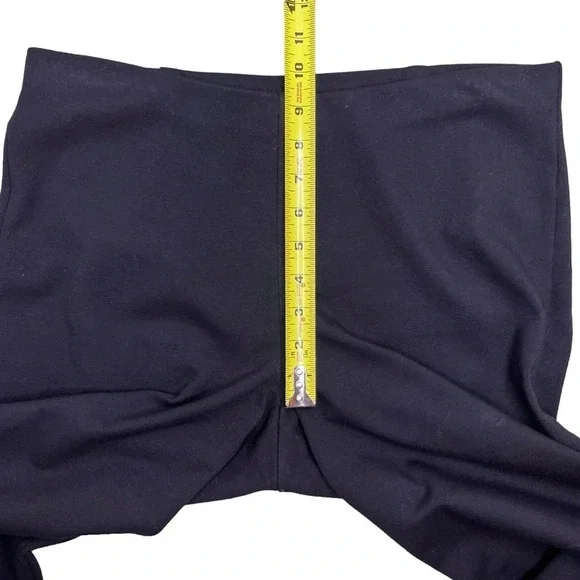 Eileen Fisher Black Ponte Knit Pull-On Elastic Waist Pant Size Small - Picture 3 of 9